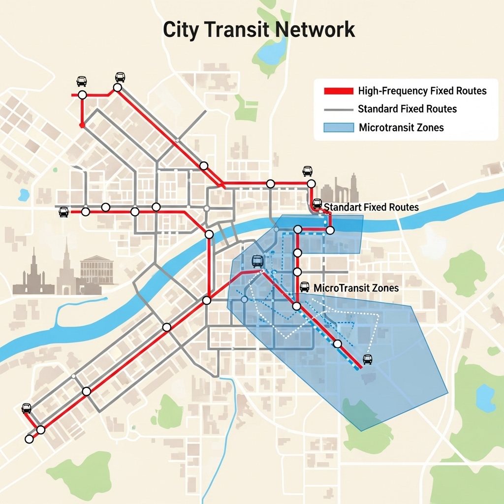 Unlock 50% Paratransit Savings with Network Design: The “N” of the One Transit strategy Six Tonics